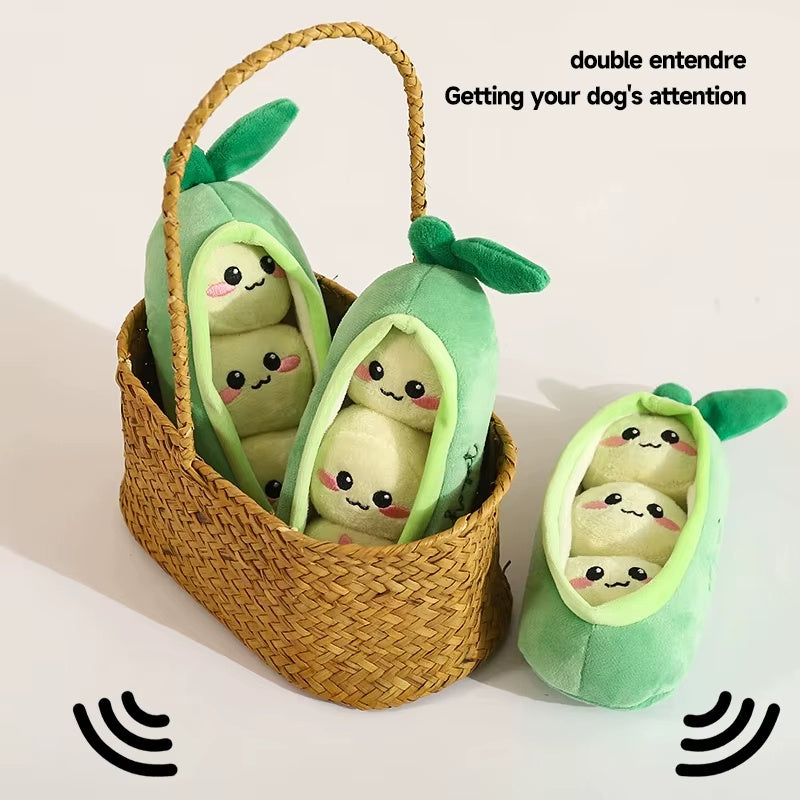 Interactive Squeaky Dog Toys For Puppies - Boredom Buster Chew Toys For Corgi & Small Breeds, Durable Enrichment Sniffing